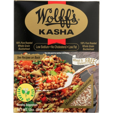 Wolffs, Kasha Medium, 13 Oz(Case Of 6) Wolffs