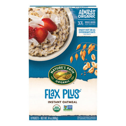 Natures Path, Organic Flax Plus Instant Oatmeal, 14 Oz(Case Of 6) Natures Path