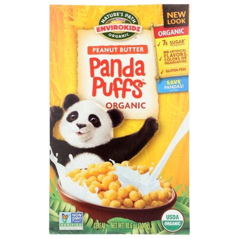 Envirokidz Organic, Panda Puffs Peanut Butter, 10.6 Oz(Case Of 12) Envirokidz Organic
