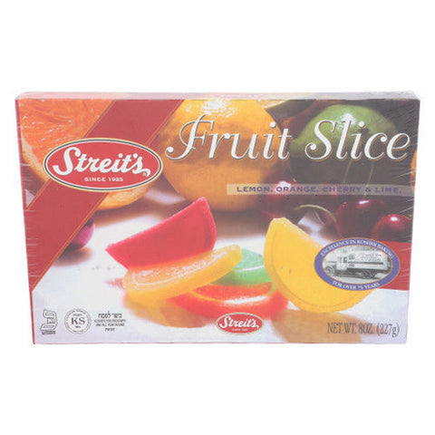 Streits, Candy Fruit Slices Assorted, 8 Oz(Case Of 12) Streits