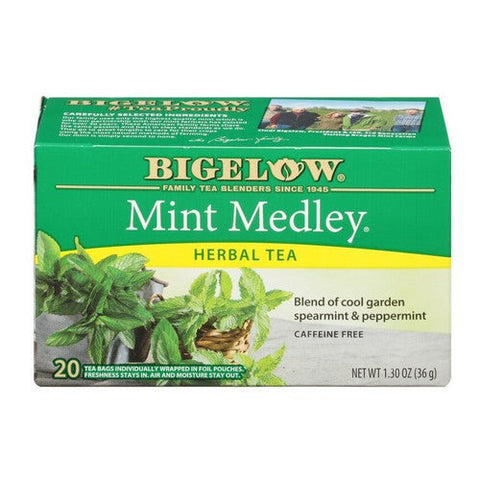 Bigelow, Mint Medley Herbal Tea, 1.3 Oz(Case Of 6) Bigelow