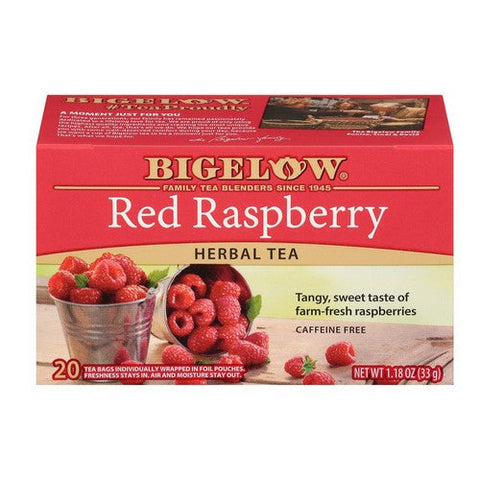 Bigelow, Red Raspberry Herbal Tea, 1.18 Oz(Case Of 6) Bigelow