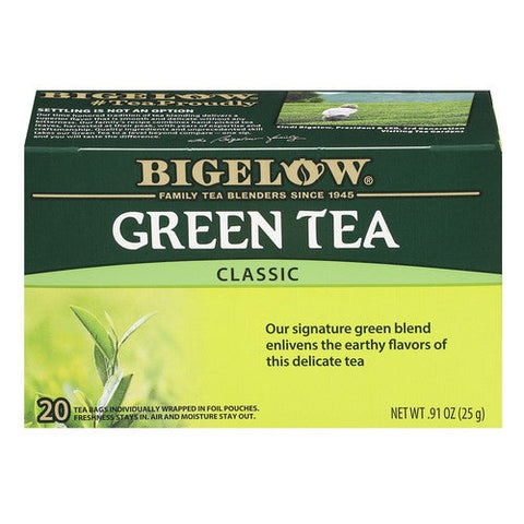 Bigelow, Green Tea Classic, 20 Bags (Case of 6) Bigelow