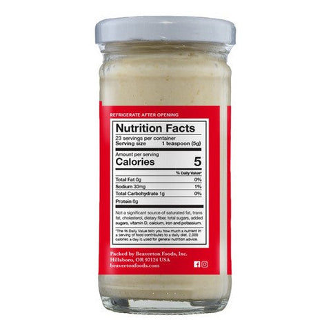 Beaver, Horseradish Extra Hot, 4 Oz(Case Of 12) Beaver