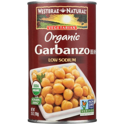 Westbrae, Bean Garbanzo Org, Case of 12 X 25 Oz Westbrae