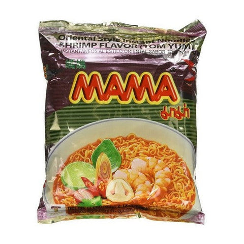 Mama, Instant Noodles Shrimp Tom Yum Flavour, 2.12 Oz(Case Of 24) Mama