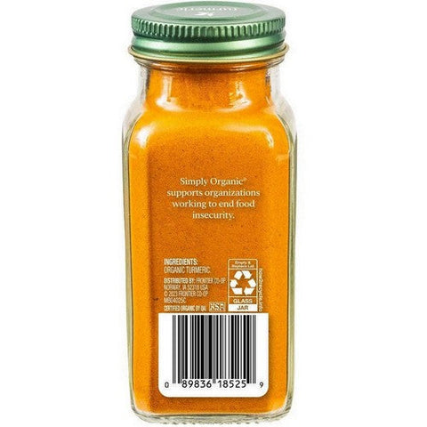 Simply Organic, Organic Turmeric Root Ground, 2.38 Oz Simply Organic