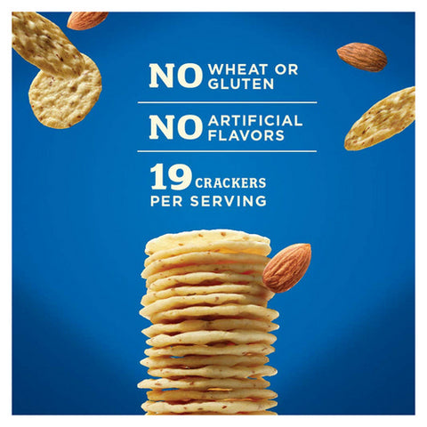 Blue Diamond, Almond Nut-Thins Rice Cracker Snacks with Almonds Original, 4.25 Oz(Case Of 12) Blue Diamond