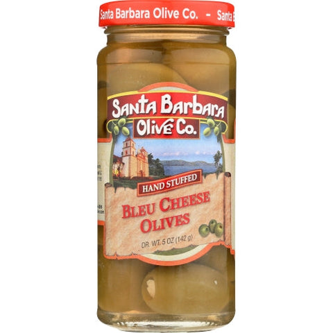 Santa Barbara, Olive Stfd Blue Chs, 5 Oz(Case Of 6) Santa Barbara