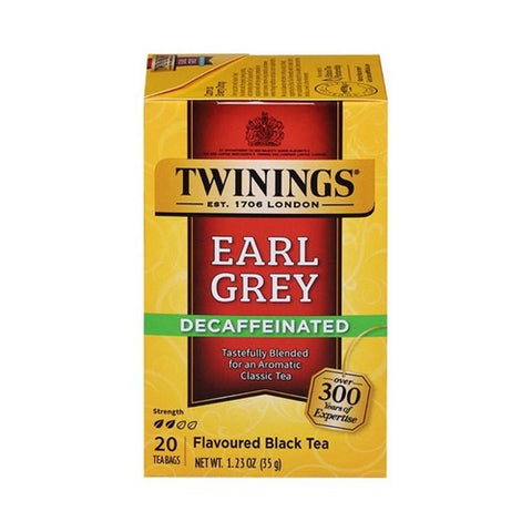 Twinings, Decaf Earl Grey Tea, 20 Bags(Case Of 6) Twinings