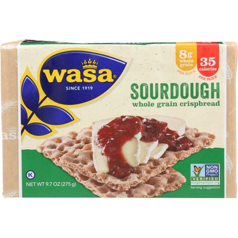 Wasa, Crispbread Rye Soudough, 9.7 Oz(Case Of 12) Wasa
