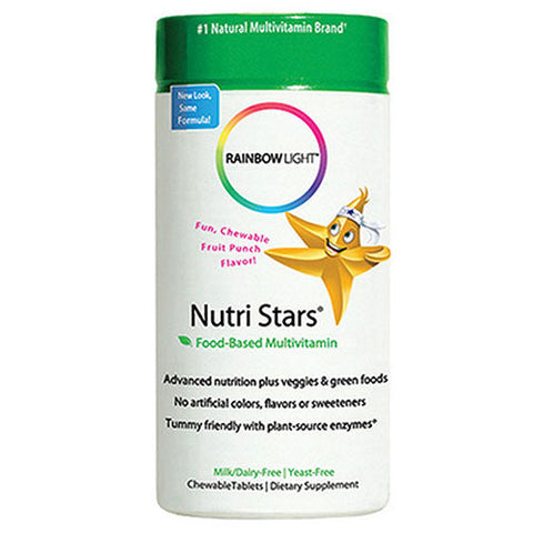 Rainbow Light, Kid's One Multi Fruit Punch Chewable, Chewable 120 Tabs Rainbow Light
