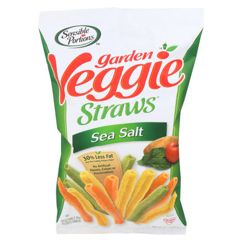Sensible Portions, Garde N Veggie Straws  Sea Salt, 5 Oz(Case Of 12) Sensible Portions