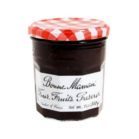Bonne Maman, Four Fruit Preserves, 13 Oz(Case Of 6) Bonne Maman