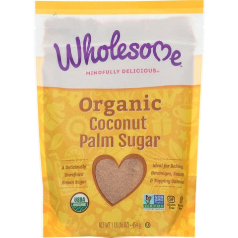 Wholesome, Organic Coconut Palm Sugar, 16 Oz(Case Of 6) Wholesome