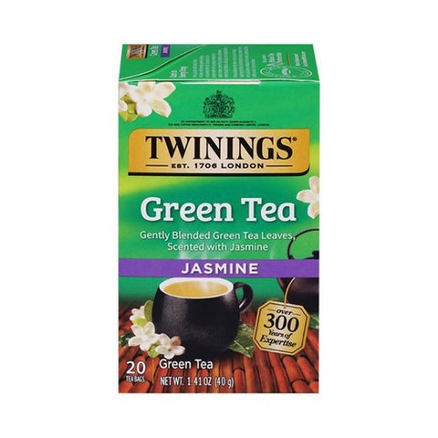 Twinings, Jasmine Green Tea, 20 Bags(Case Of 6) Twinings