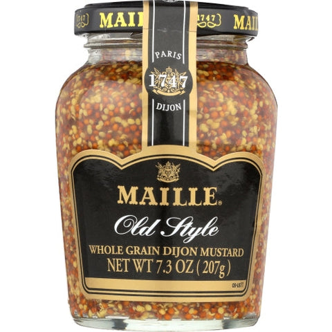 Maille, Mustard Old Style Whlgrn, 7.3 Oz(Case Of 6) Maille