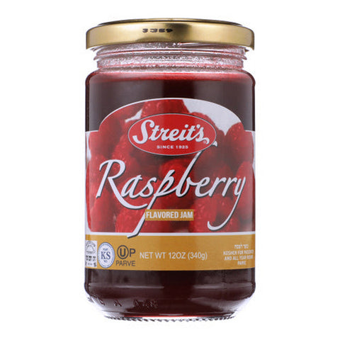 Streits, Preserve Raspberry, 12 Oz(Case Of 12) Streits