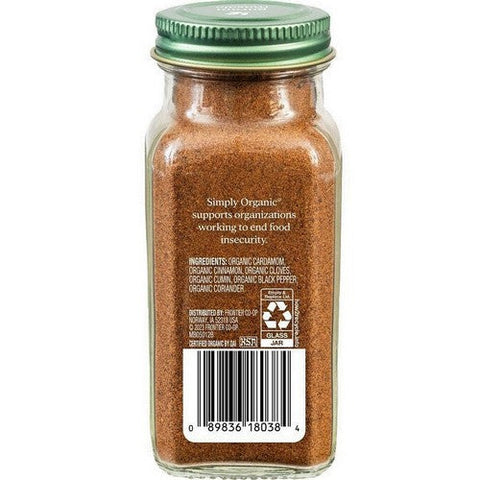 Simply Organic, Organic Garam Masala, 3 Oz(Case Of 6) Simply Organic