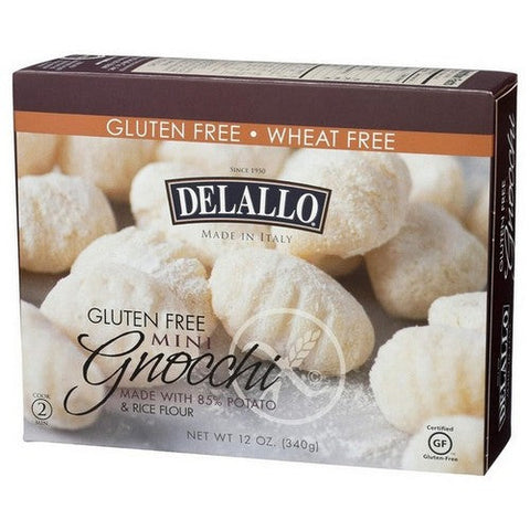 Delallo, Gluten Free Potato Gnocchi, 12 Oz(Case Of 6) Delallo