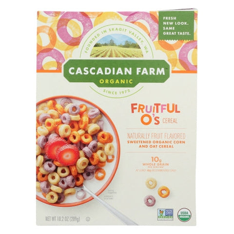 Cascadian Farm, Fruitful O's Cereal, 10.2 Oz(Case Of 10) Cascadian Farm