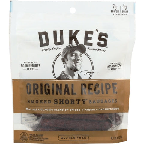 Dukes, Sausage Smkd Shorty Orig, 5 Oz(Case Of 8) Dukes