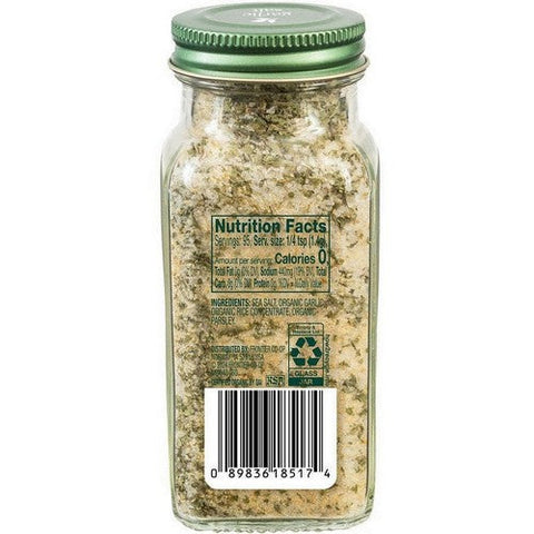 Simply Organic, Organic Garlic Salt, 4.7 Oz(Case Of 6) Simply Organic