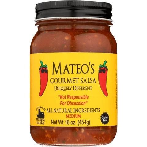 Mateos Gourmet, Salsa Medm, 16 Oz(Case Of 6) Mateos Gourmet