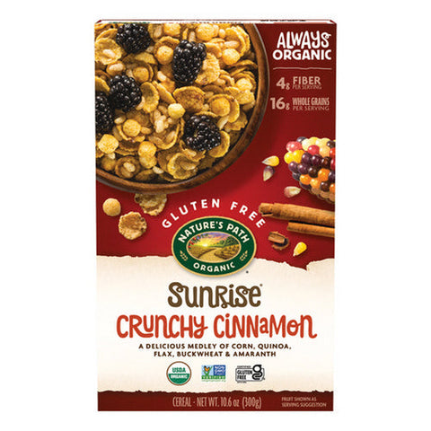 Natures Path, Organic Sunrise Crunchy Cinnamon Cereal, 10.6 Oz(Case Of 12) Natures Path