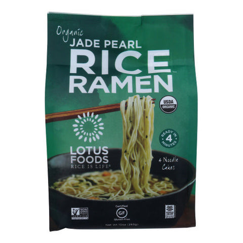Lotus Foods, Organic Rice Ramen Noodles Jade Pearl, 10 Oz(Case Of 6) Lotus Foods
