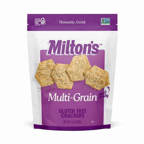 Milton's, Gluten Free Baked Crackers Multigrain, 4.5 Oz(Case Of 12) Milton's