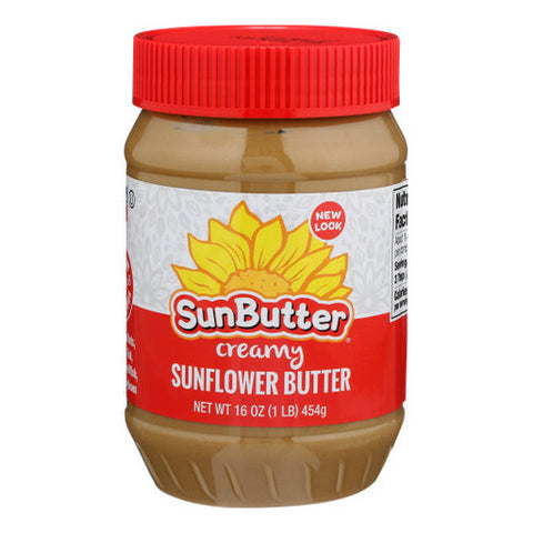 Sunbutter Natural, Sunb Utter  Creamy, 16 Oz(Case Of 6) Sunbutter Natural