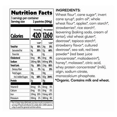 Natures Path, Organic Frosted Berry Strawberry, 11 Oz(Case Of 12) Natures Path