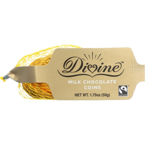 Divina, Milk Chocolate Gold Coins, 1.75 Oz(Case Of 30) Divina
