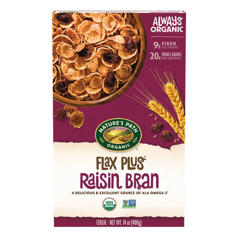 Natures Path, Organic Flax Plus Raisin Bran, 14 Oz(Case Of 12) Natures Path
