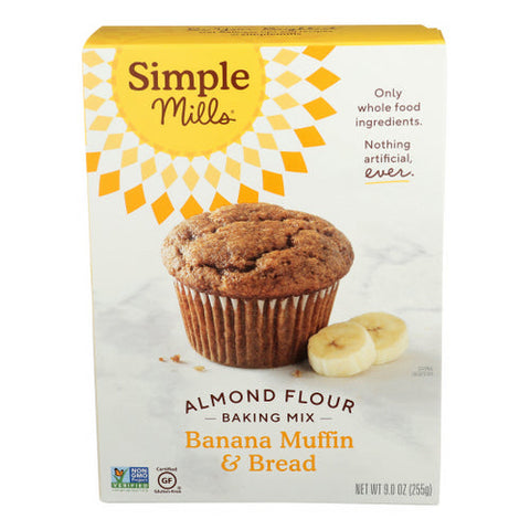 Simple Mills, Banana Muffin And Bread Mix, 9 Oz(Case Of 6) Simple Mills