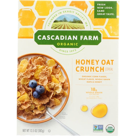 Cascadian Farm, Honey Oat Crunch Cereal, 13.5 Oz(Case Of 10) Cascadian Farm