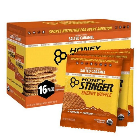Honey Stinger, Waffle Salted Caramel Gf, 1.06 Oz(Case Of 12) Honey Stinger