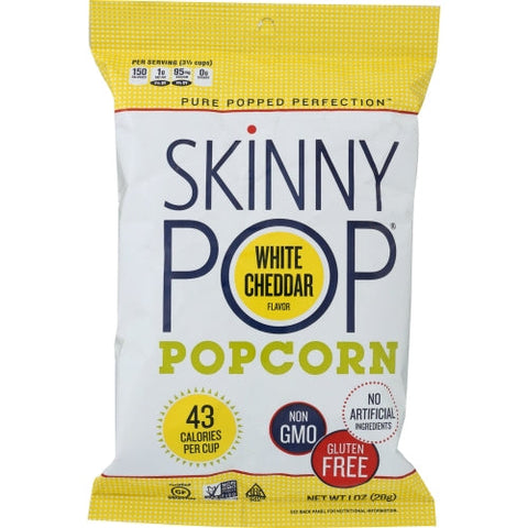 Skinny Pop, White Cheddar Popcorn, 1 Oz(Case Of 12) Skinny Pop