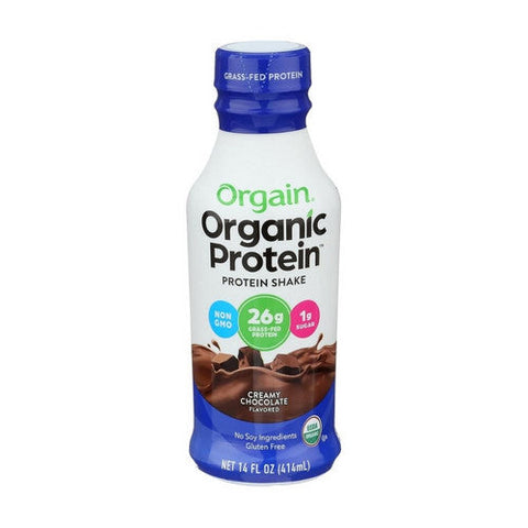 Orgain, Organic Nutrition Protein Shake Creamy Chocolate, 14 Oz(Case Of 12) Orgain