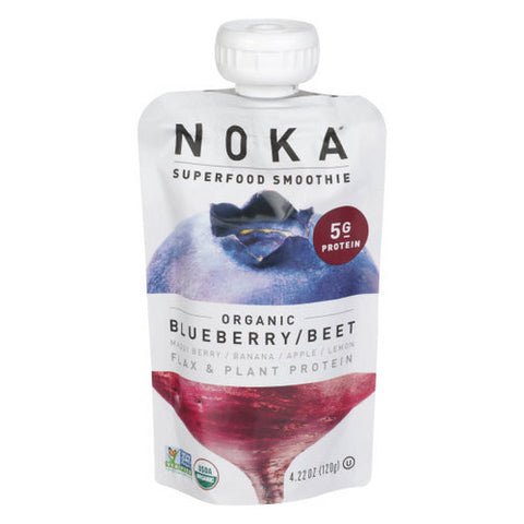 Noka, Puree Blueberry Beet, 4.22 Oz(Case Of 6) Noka