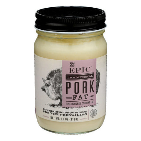 Epic Dental, Epic Organic Pork Fat, 11 Oz(Case Of 6) Epic Dental