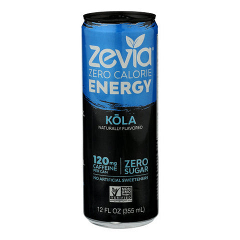 Zevia, Energy Kola Zero Calorie, 12 Oz(Case Of 12) Zevia