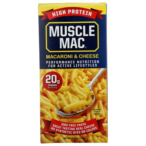 Muscle Mac, Mac N Chese High Protein, 6.75 Oz(Case Of 10) Muscle Mac