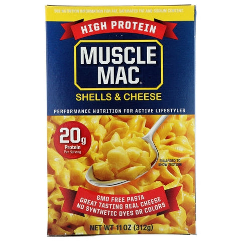 Muscle Mac, Shells N Chse High Protei, 11 Oz(Case Of 12) Muscle Mac