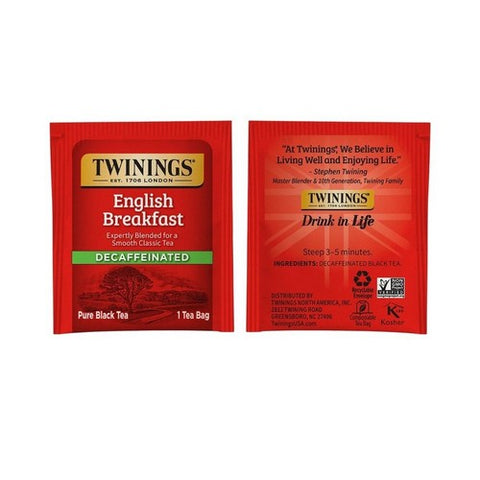 Twinings Tea, Tea Englsh Brkfst Decaf, 50 Bags(Case Of 6) Twinings Tea