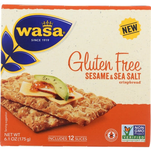 Wasa, Crispbread Sesame Gf, 6.1 Oz(Case Of 10) Wasa