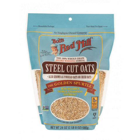 Bobs Red Mill, Steel Cut Oats, 24 Oz(Case Of 4) Bobs Red Mill