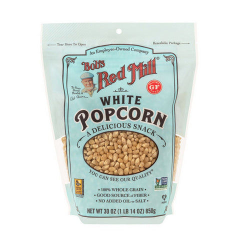 Bobs Red Mill, Whole White Popcorn, 30 Oz Bobs Red Mill