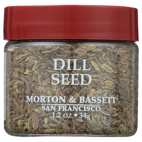 Morton & Bassett, Seasoning Dill Seed, 1.2 Oz(Case Of 3) Morton & Bassett
